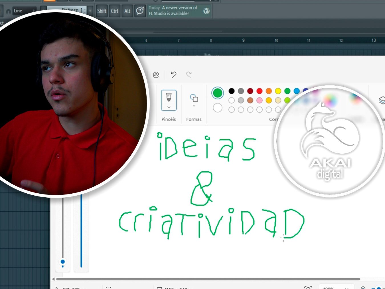 Frame do projeto audiovisual As Ideias Não Esperam