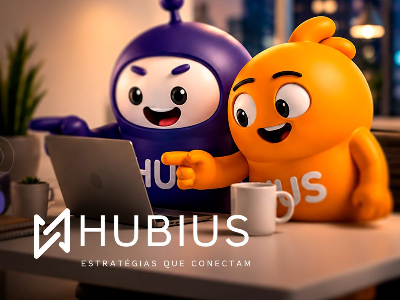 Frame do projeto audiovisual HUBIUS - Estratégias que Conectam